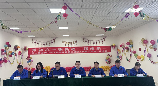 秉初心，礪新程，熠未來丨天山藥業(yè)成功召開 2025年度工作會(huì)議暨職工代表大會(huì)